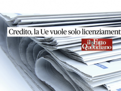 First Cisl su Il Fatto Quotidiano, fallimento venete “danno senza precedenti”