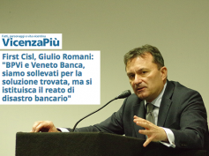 Banche Venete, le dichiarazioni di Giulio Romani su VicenzaPiù