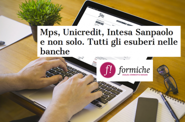 Lo studio di First Cisl sugli esuberi è su Formiche.net