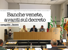 Banche venete, First Cisl e Cisl Veneto su Conquiste del Lavoro