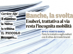 Giulio Romani sui giornali del Nord Est, c’è un pericolo mobilità in Intesa