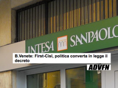 First Cisl su Advfn, la politica approvi il decreto senza modifiche