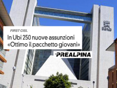 First Cisl sulla Prealpina, un risultato importante le assunzioni in Ubi