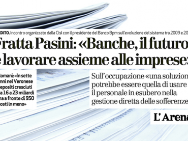 Romani su L’Arena, occupazione salva con la gestione diretta delle sofferenze
