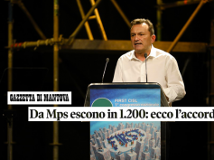 Giulio Romani sulla Gazzetta di Mantova commenta l’accordo in Mps