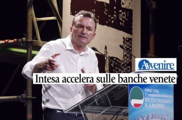 Avvenire sulla vicenda ex venete, First Cisl, no a nuovo tributo occupazionale