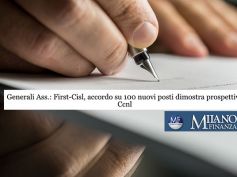 MF, First Cisl, 100 nuovi posti di lavoro in Generali confermano validità Ccnl