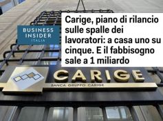 Piano Carige, l’approfondimento di Business Insider e la posizione First Cisl