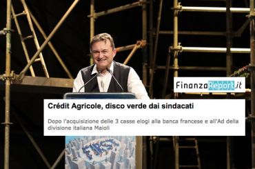 FinanzaReport, il disco verde sindacale alle tre casse in Cariparma