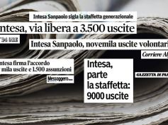 Accordo Intesa, First Cisl sulla stampa, favorita la staffetta generazionale