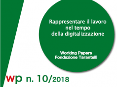 Rappresentare il lavoro nell’era della digitalizzazione, un Working Paper