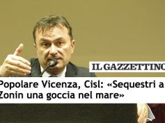 Il Gazzettino, sequestro BpVi, politica spieghi perché non ha frenato compensi