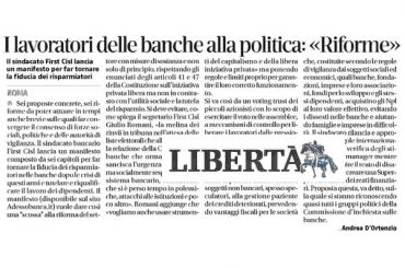 AdessoBanca! sulla Libertà