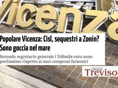 Oggi Treviso, sequestro disposto da Tribunale Vicenza è goccia nel mare