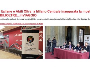 Abili Oltre e Ferrovie dello Stato alleate per Abili Oltre… in Viaggio