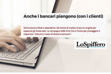 AdessoBanca! a Torino, sistema bancario piemontese è forte ma serve riformare