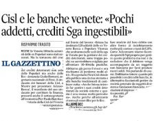 AdessoBanca! a Mestre, Il Gazzettino, pochi addetti per gli Npl ex venete