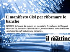 AdessoBanca!, il manifesto per la tutela del risparmio sul Mattino di Padova