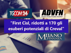 First Cisl, con l’accordo i 400 potenziali esuberi di Creval scendono a 170