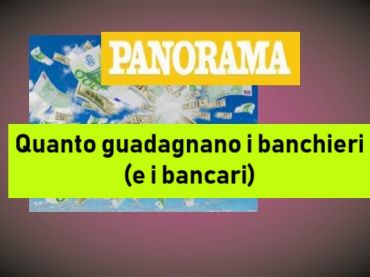 Panorama, studio First Cisl, tre vite da bancario per un anno da ad