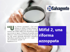 Il Salvagente, Mifid 2, per First Cisl serve un questionario unico