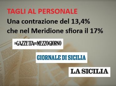 Studio First Cisl su lavoro banche, per i giornali del Sud persi troppi posti