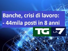 La7, studio First Cisl su banche, riformare il settore per salvare il lavoro