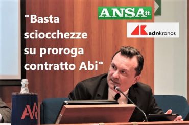 Ansa e Adnkronos, Romani, sulla proroga al contratto Abi stop alle schiocchezze