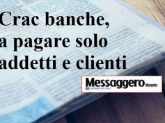 Messaggero Veneto, First Cisl su disastri bancari, troppi bonus poche multe