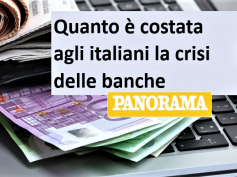 Panorama, studio First Cisl, banche, crisi e costi, tanti bonus e poche multe