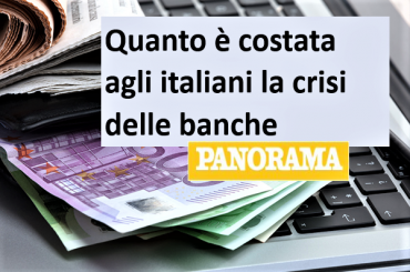 Panorama, studio First Cisl, banche, crisi e costi, tanti bonus e poche multe