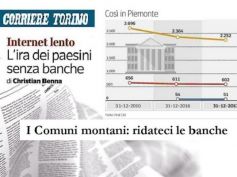 Corriere Torino, comuni montani con First Cisl protestano per chiusure filiali