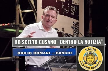 Giulio Romani a Radio Cusano Campus, banche, Italia peggio di Cipro