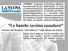 AdessoBanca! a Potenza, serrato confronto sui 6 punti del manifesto