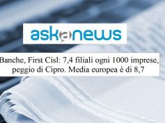 Studio First Cisl, Romani, per le imprese più sportelli a Cipro che in Italia