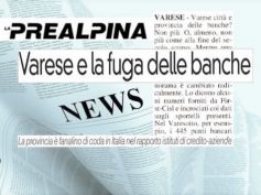 La Prealpina, studio First Cisl, emorragia sportelli anche a Varese e provincia