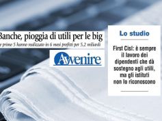 Avvenire, banche, First Cisl, è il lavoro dei dipendenti a sostenere utili