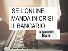 La Repubblica, studio First Cisl banche, servizi online con tante conseguenze