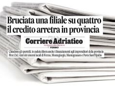 Corriere Adriatico, studio First Cisl banche, credito scarso, solo depositi