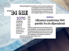 Il Sole 24 Ore, Alleanza, da partite iva a dipendenti, First Cisl soddisfatta