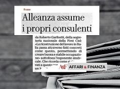 AF Repubblica, Alleanza assume i consulenti, First Cisl, lavoro stabilizzato