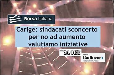 Banca Carige a rischio, sconcerto per il mancato aumento di capitale
