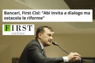 Firstonline, Romani, Abi invita a dialogo ma ostacola le riforme
