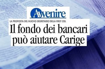 L’Avvenire intervista il segretario generale di First Cisl Riccardo Colombani