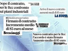 First Cisl, firmato il contratto Bcc, l’interesse dei giornali