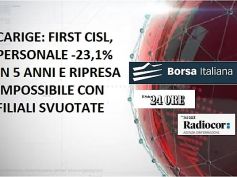 Carige, First Cisl, per rilanciare la banca bisogna rafforzare le filiali