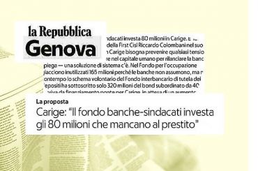 Carige, Colombani, salvare la banca con una soluzione di sistema si può