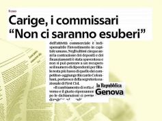 Repubblica, Carige, i commissari rassicurano, non ci saranno esuberi