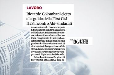 Il Sole 24 Ore, Colombani, con nuovo Ccnl esigiamo dividendo per i lavoratori