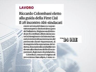 Il Sole 24 Ore, Colombani, con nuovo Ccnl esigiamo dividendo per i lavoratori